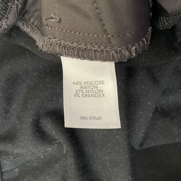 J. Jill Ponte Slim Leg Pants Womens Small Grey Stretch Pockets Casual 26” Inseam - Picture 5 of 11